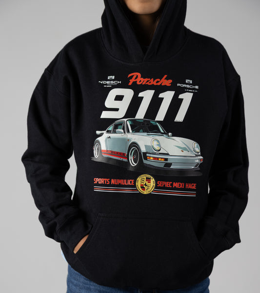 Black 9111 Hoodie