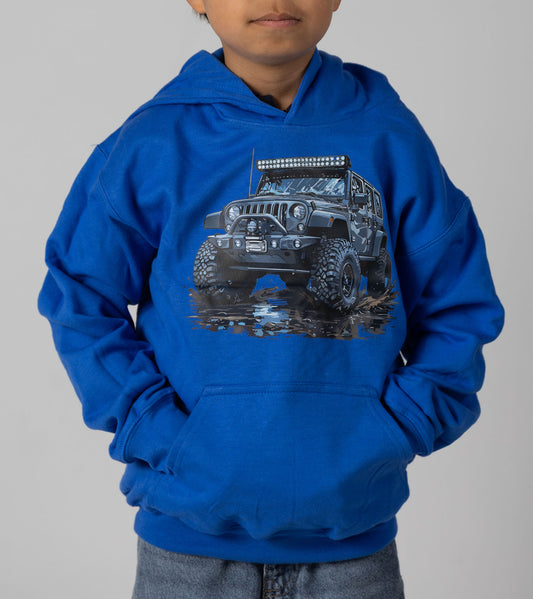 Blue Jeep Hoodie