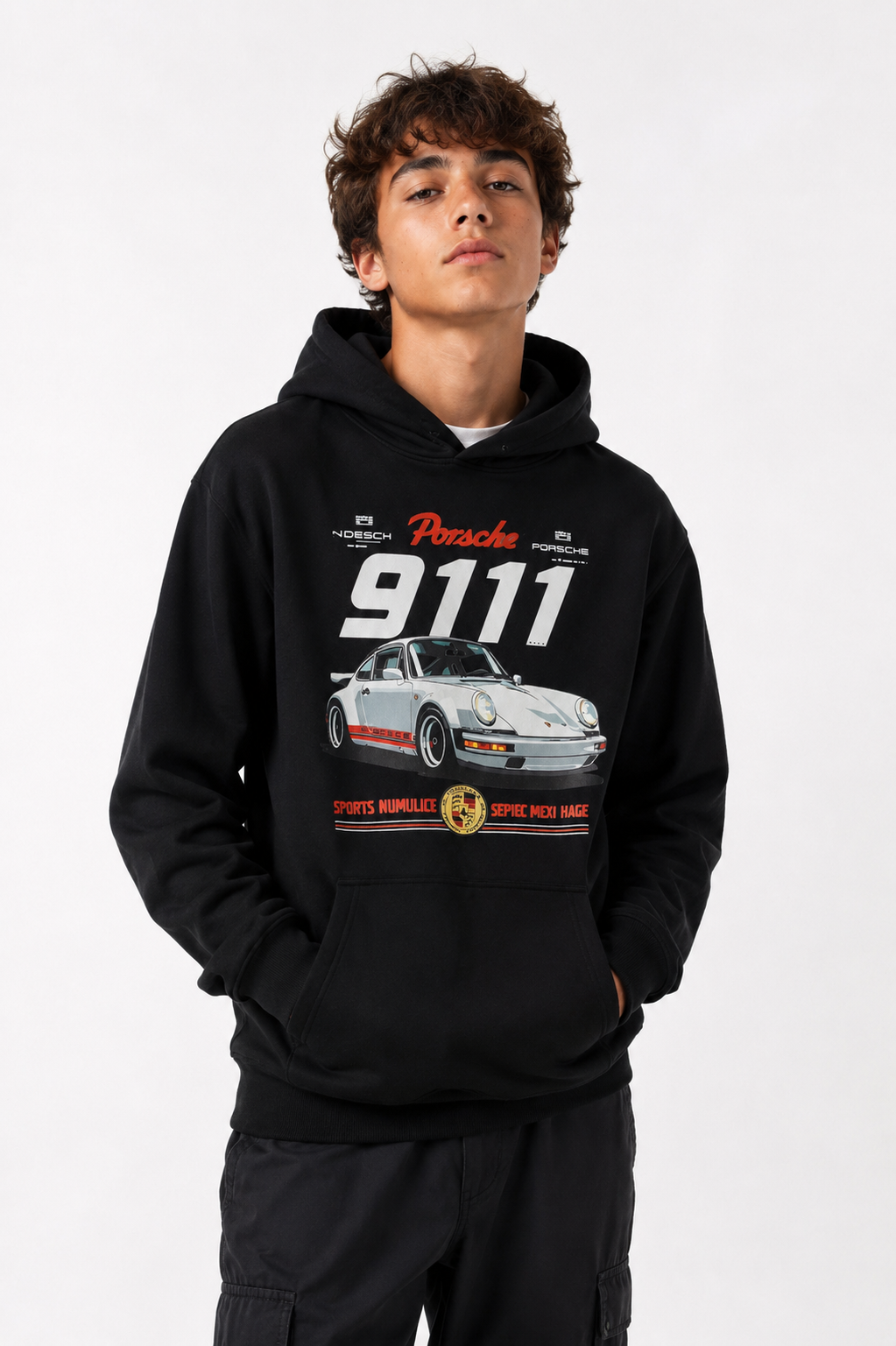 Black 9111 Hoodie