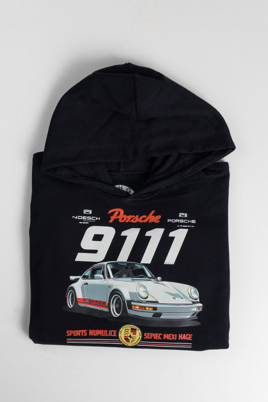 Black 9111 Hoodie