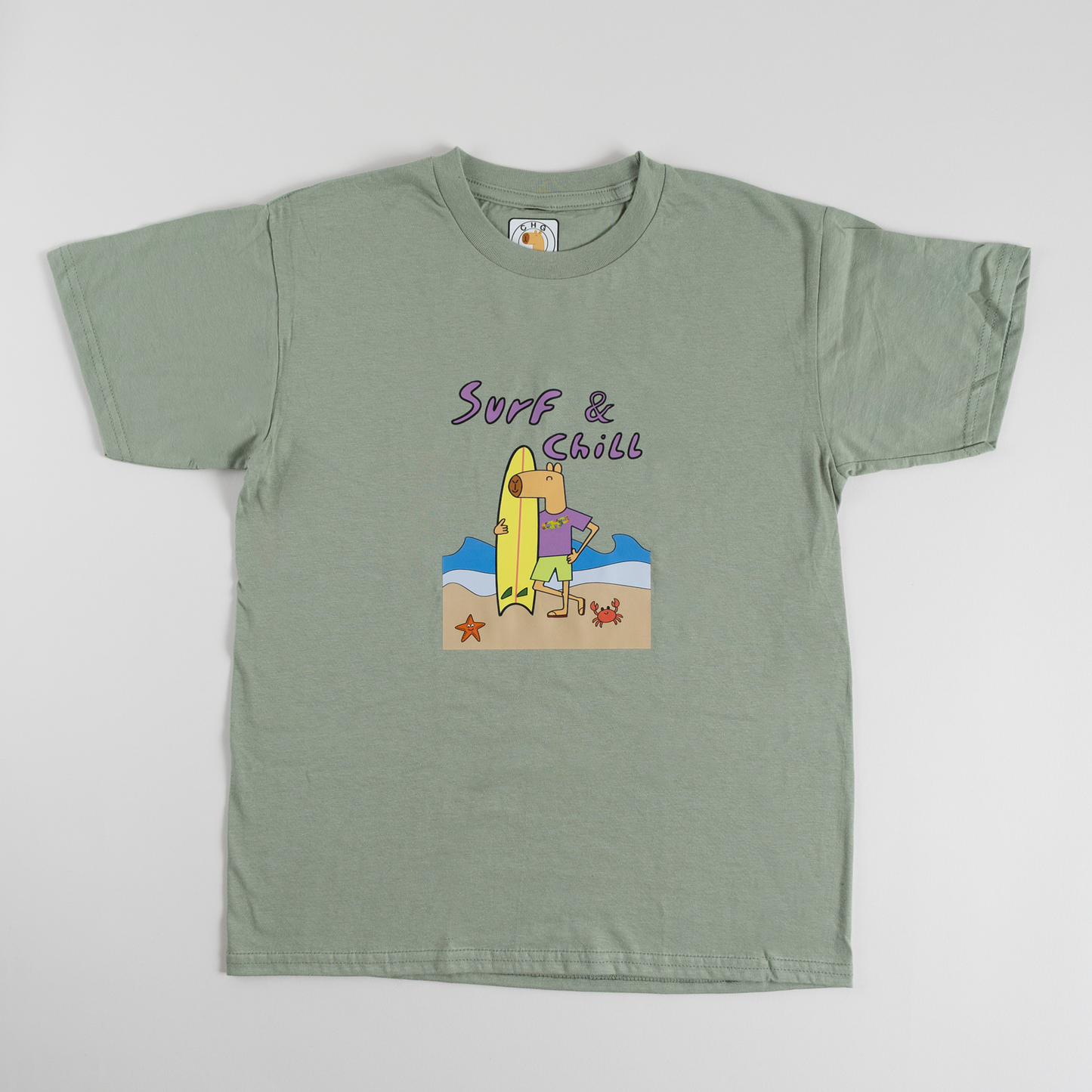 Short Sleeve T-Shirt Surf Purple