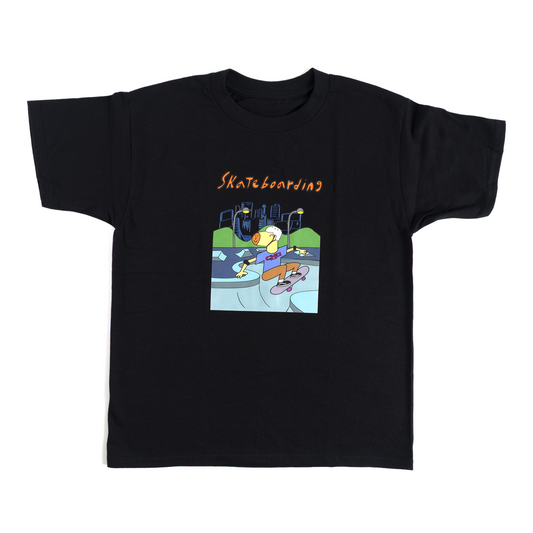 Short Sleeve T-Shirt Skate Orange letter